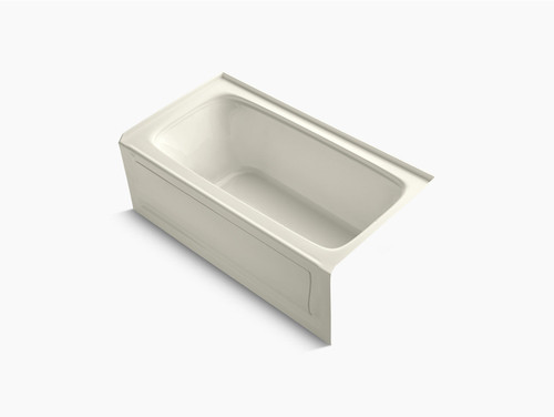 60in X 32in Alcove Bath with Integral Flange and Vibracoustic Technology and Right-Hand Drain in Biscuit 60in X 32in Alcove Bath with Integral Flange and Vibracoustic Technology and Right-Hand Drain in Biscuit
