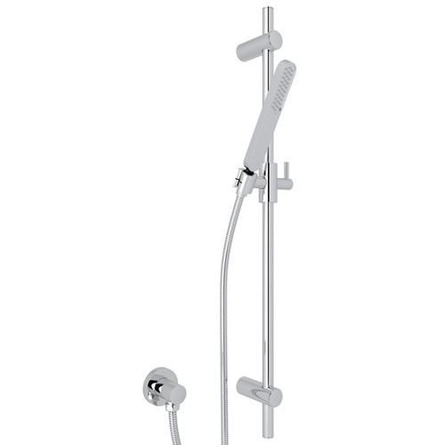 Meda Single-Function Handshower Set in Polished Chrome