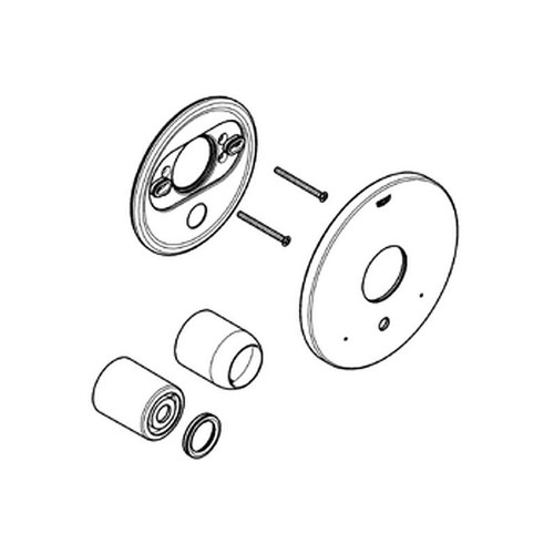 Grohe 47642000 Relexa Escutcheon in Chrome