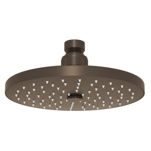 6" Rodello Circular Rain Showerhead in Tuscan Brass