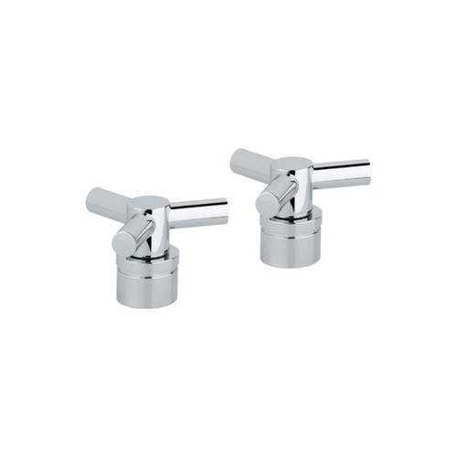 Trio Roman Tub Filler Handles (2 Pack) in Chrome