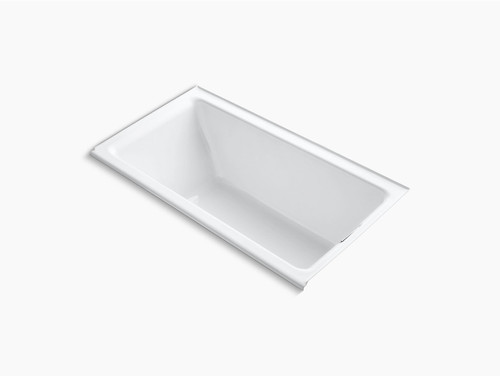 Kohler K-855-R-0 66in X 36in Alcove Bath with Integral Flange and Right-Hand Drain in White Kohler K-855-R-0 66in X 36in Alcove Bath with Integral Flange and Right-Hand Drain in White