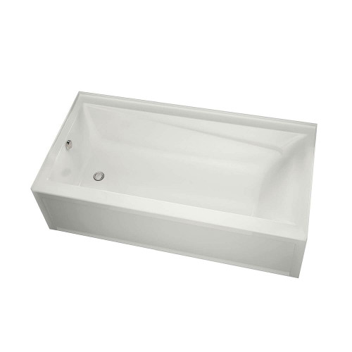 MAAX 106221-R-000-001 66in x 32in x 18in Rectangular Alcove Acrylic Soaking Bathtub with Right-Hand Drain, in White MAAX 106221-R-000-001 66in x 32in x 18in Rectangular Alcove Acrylic Soaking Bathtub with Right-Hand Drain, in White