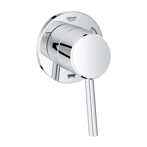 Grohe 29106001 Concetto 3-Way Diverter Trim (Shower head/Hand Shower/Tub Spout) in StarLight Chrome Grohe 29106001 Concetto 3-Way Diverter Trim (Shower head/Hand Shower/Tub Spout) in StarLight Chrome