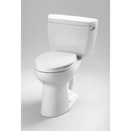 Toto CST744ELRB#01 Two Piece Elongated 1.28 GPF Toilet with E-Max Flush System - Seat Not Included in Cotton Toto CST744ELRB#01 Two Piece Elongated 1.28 GPF Toilet with E-Max Flush System - Seat Not Included in Cotton
