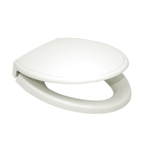 SS154#01 Elongated Closed-Front Toilet Seat and Lid in Cotton