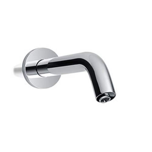 Wall-Mount Electronic Bathroom Faucet with 10s Controller in Polished Chrome, 0.5 GPM