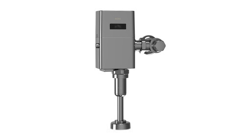 0.5 GPF High-Efficiency Urinal Flush Valve with 3/4" Vaccum Breaker Tube Set in Polished Chrome
