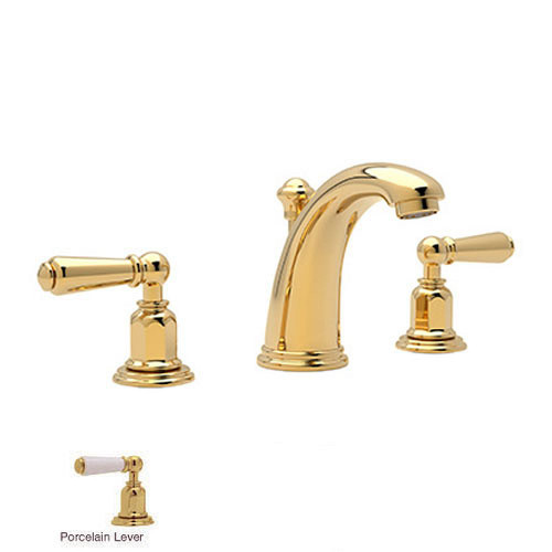 Widespread Bathroom Faucet in English Gold