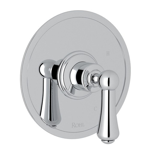 Rohl U.1710LS-APC Pressure Balance Trim with Metal Lever and without Diverter in Polished Chrome