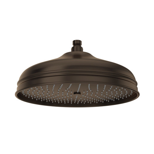 Rohl 1047/8TCB 12-in Rain Showerhead, Tuscan Brass
