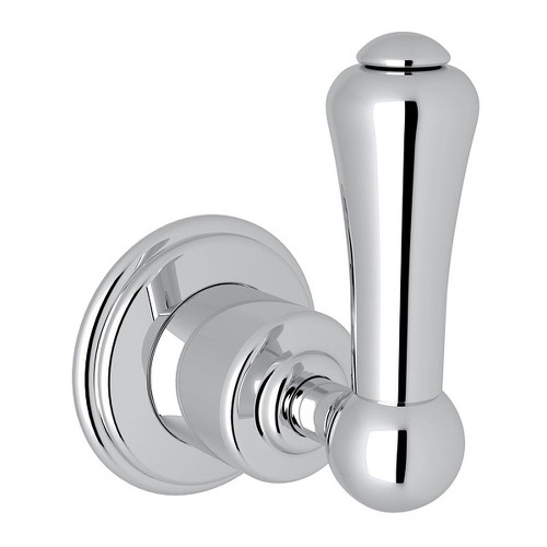Trim for Volume Control with Solid Metal Lever and Diverters in Polished Chrome