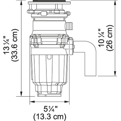 Disposer Continuous 1/2 Hp