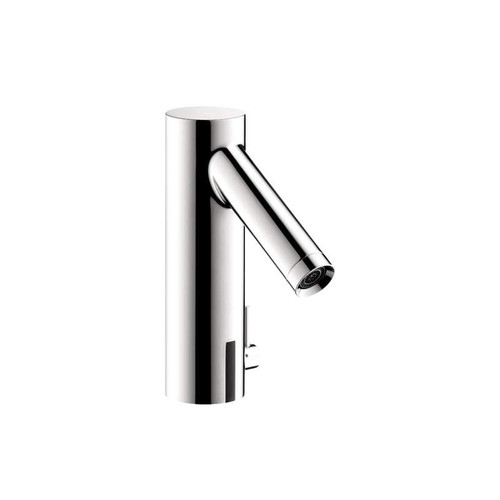 Bathroom Faucet Single Hole Faucet with Temperature Control and Electronic Sensor Technology - Less Metal Pop-Up Drain Assembly in Chrome Bathroom Faucet Single Hole Faucet with Temperature Control and Electronic Sensor Technology - Less Metal Pop-Up Drain Assembly in Chrome
