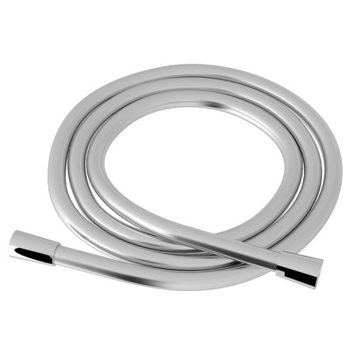 Smooth PVC Shower Hose Assembly in Polished Chrome