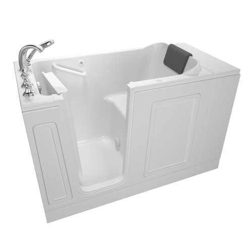 30-in. x 51-in. Walk-In Air Spa Bathtub with Left-Hand Drain and Tub Faucet in White 30-in. x 51-in. Walk-In Air Spa Bathtub with Left-Hand Drain and Tub Faucet in White