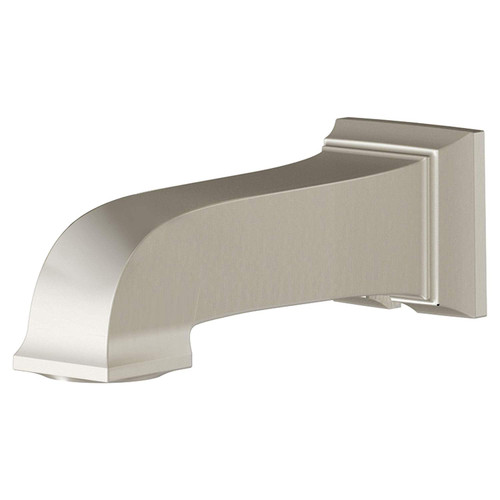 1/2 IPS Non-Diverter Tub Spout in Brushed Nickel