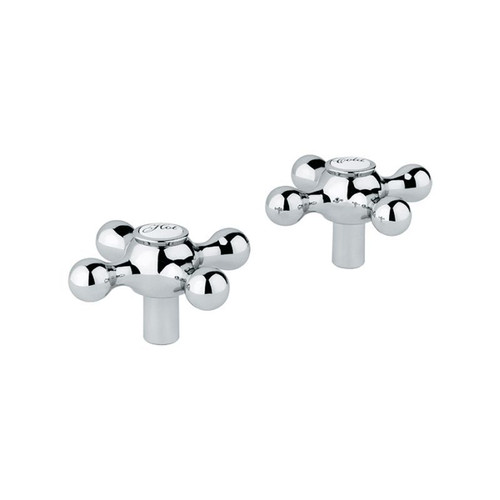 Cross Handles (2 Pack) in Chrome