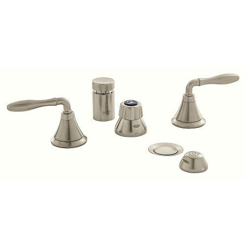 Cross Handles (2 Pack) in Brushed Nickel