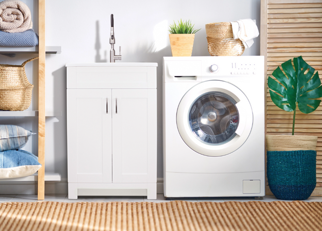 Accompany Your Fresh Summer Fits with a New Laundry Cabinet or Utility Sink! Accompany Your Fresh Summer Fits with a New Laundry Cabinet or Utility Sink!