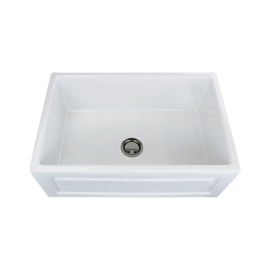 Transolid Versailles 30in x 20in Undermount Single Bowl Farmhouse ...