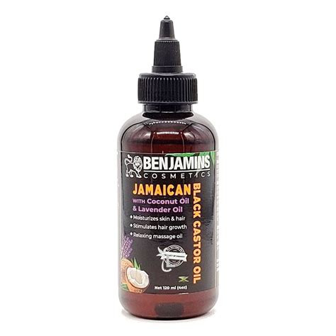Jamaican Coconut Black Castor Oil 4oz / 118ml - Reines Schwarzes Kastoröl Mit Kokosnuss
