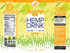 Pineapple Tea CBD and Delta-9 THC tea can, 40mg CBD and 10mg THC, non-alcoholic fizzy drink for relaxation product label