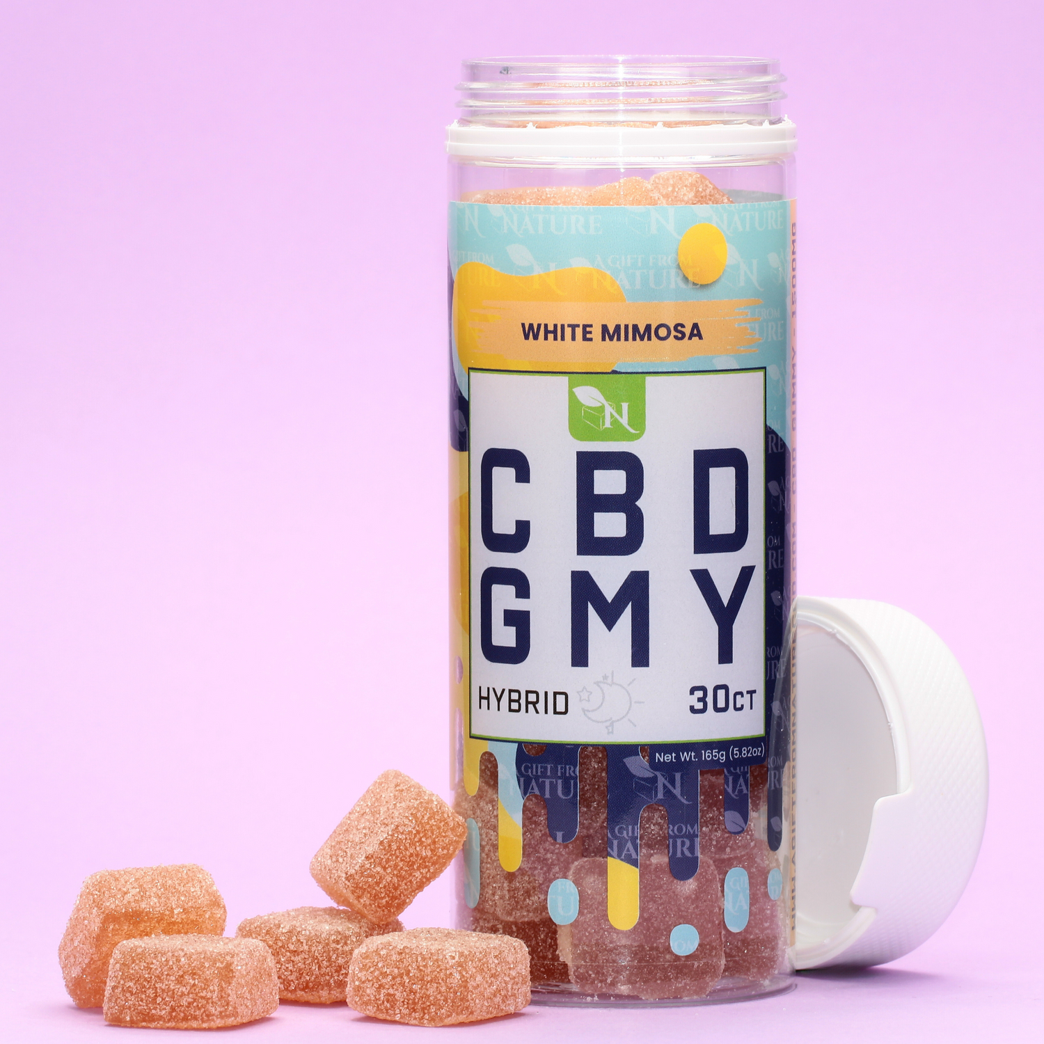 Mimosa CBD Gummies 1500mg | Sophisticated Hybrid Flavor