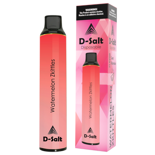 D-SALT DISPOSABLE - Watermelon Zkittles 1500 PUFFS - HYBRID