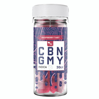CBN GUMMIES - FOR SLEEP - 30CT Raspberry Tart 1500mg (50mg ea.) – INDICA