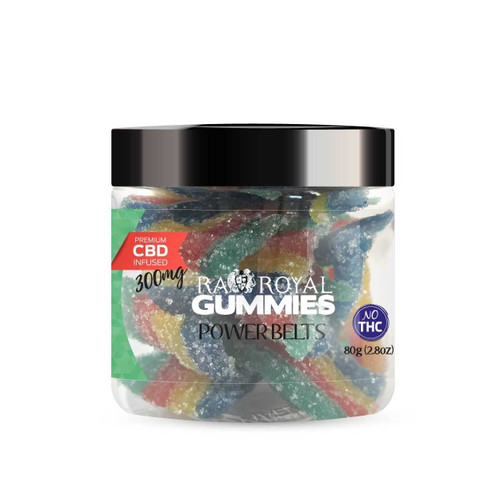 R.A. Royal Gummies – 300MG CBD Infused Power Belts Royal CBD