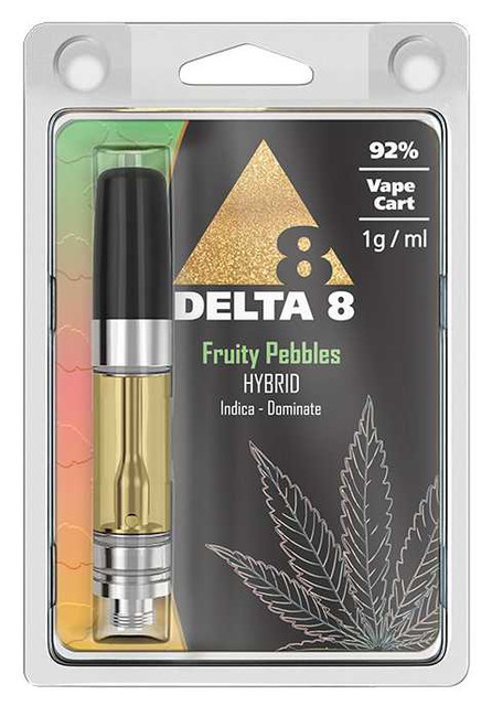 DELTA 8 CRT - Hybrid Fruity Pebbles 1ML 92% - 920MG - Indica Dominant A Gift From Nature