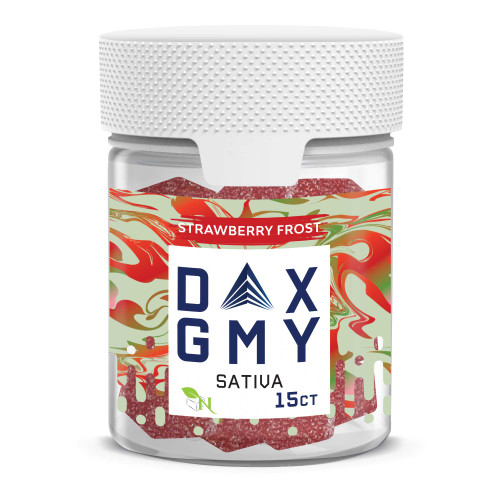 DELTA 10 GUMMIES - 15CT Strawberry Frost 225mg (15mg ea.) – SATIVA A Gift From Nature