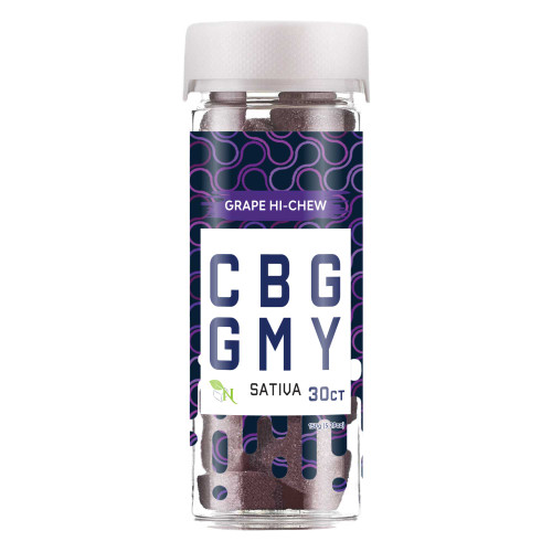 CBG GUMMIES - 30CT Grape Hi-Chew 1500mg (50mg ea.) – SATIVA A Gift From Nature