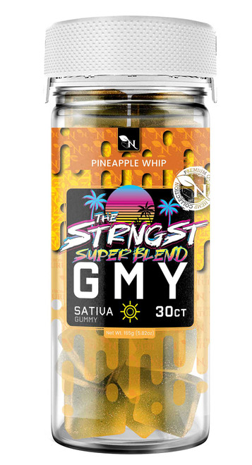 THE STRONGEST GMY - 30CT Pineapple Whip 6000mg (200mg ea.) - SATIVA A Gift From Nature