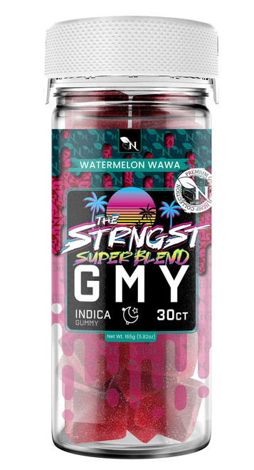 THE STRONGEST GMY - 30CT Watermelon Wawa 6000mg (200mg ea.) - INDICA A Gift From Nature