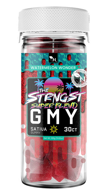 THE STRONGEST GMY - 30CT Watermelon Wonder 6000mg (200mg ea.) - SATIVA A Gift From Nature