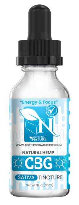 CBG OIL FOR ENERGY AND FOCUS - 3000MG - SATIVA A Gift From Nature