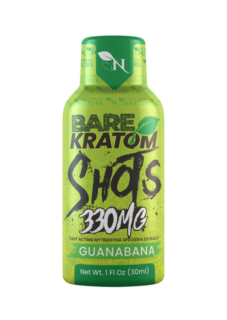 BARE KRATOM SHOTS - GUANABANA - 330MG A Gift From Nature