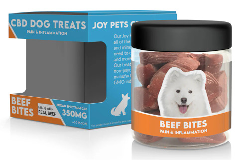 JoyPets CBD Dog Treats - Beef Bites