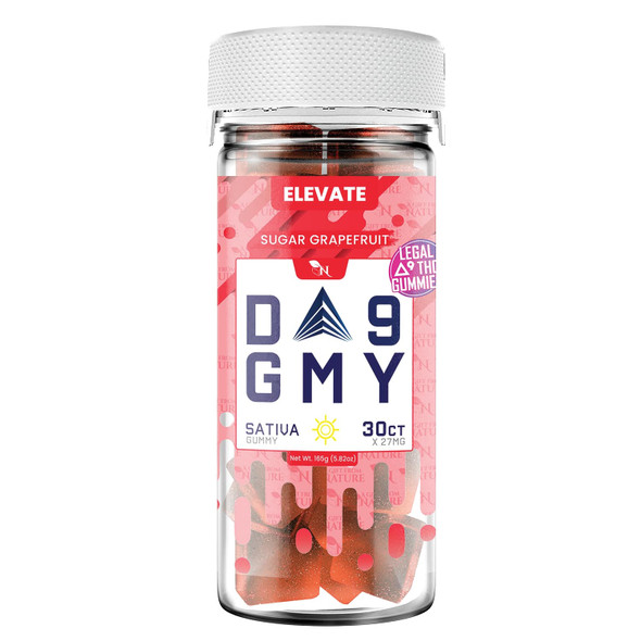 Sugar Grapefruit Delta 9 Gummies - Sativa in premium packaging