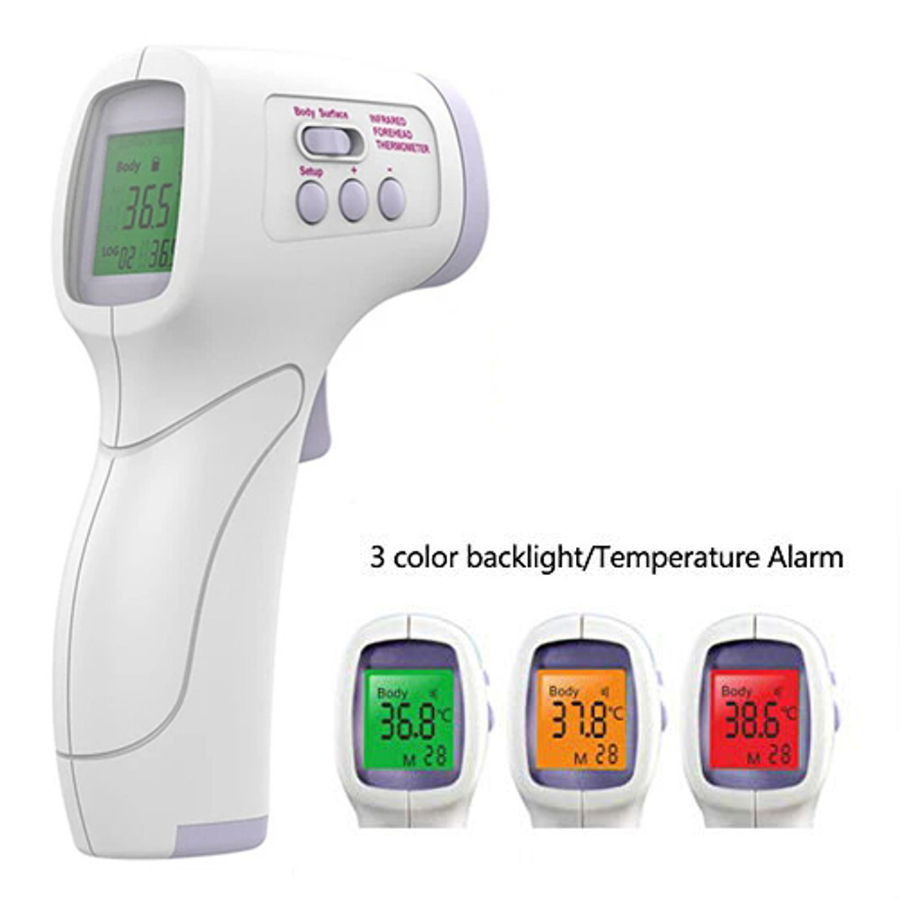 Concord Non-Contact Infrared 3-in-1 Thermometer. Measures Body, Surface and Room Temperature