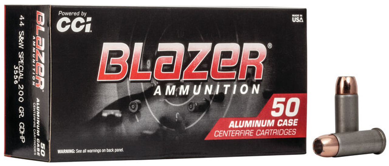 CCI Blazer AL | 44 Spl | 200gr | Gold Dot HP | CCI 3556