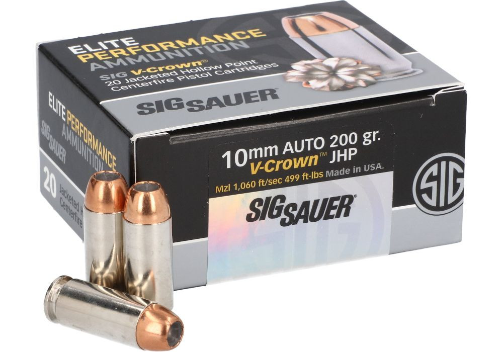 Sig Sauer V-Crown | 10mm Auto | 200gr | JHP - E10MM20020