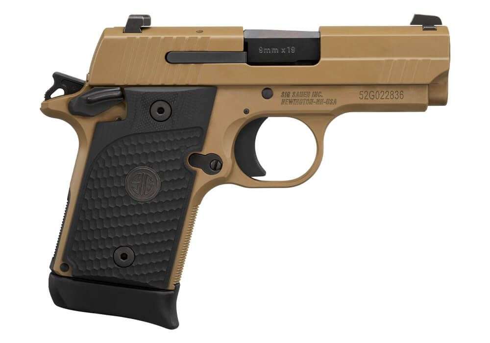 Sig Sauer P938 | Emperor Scorpion | 9mm | Coyote | 7rd Pistol