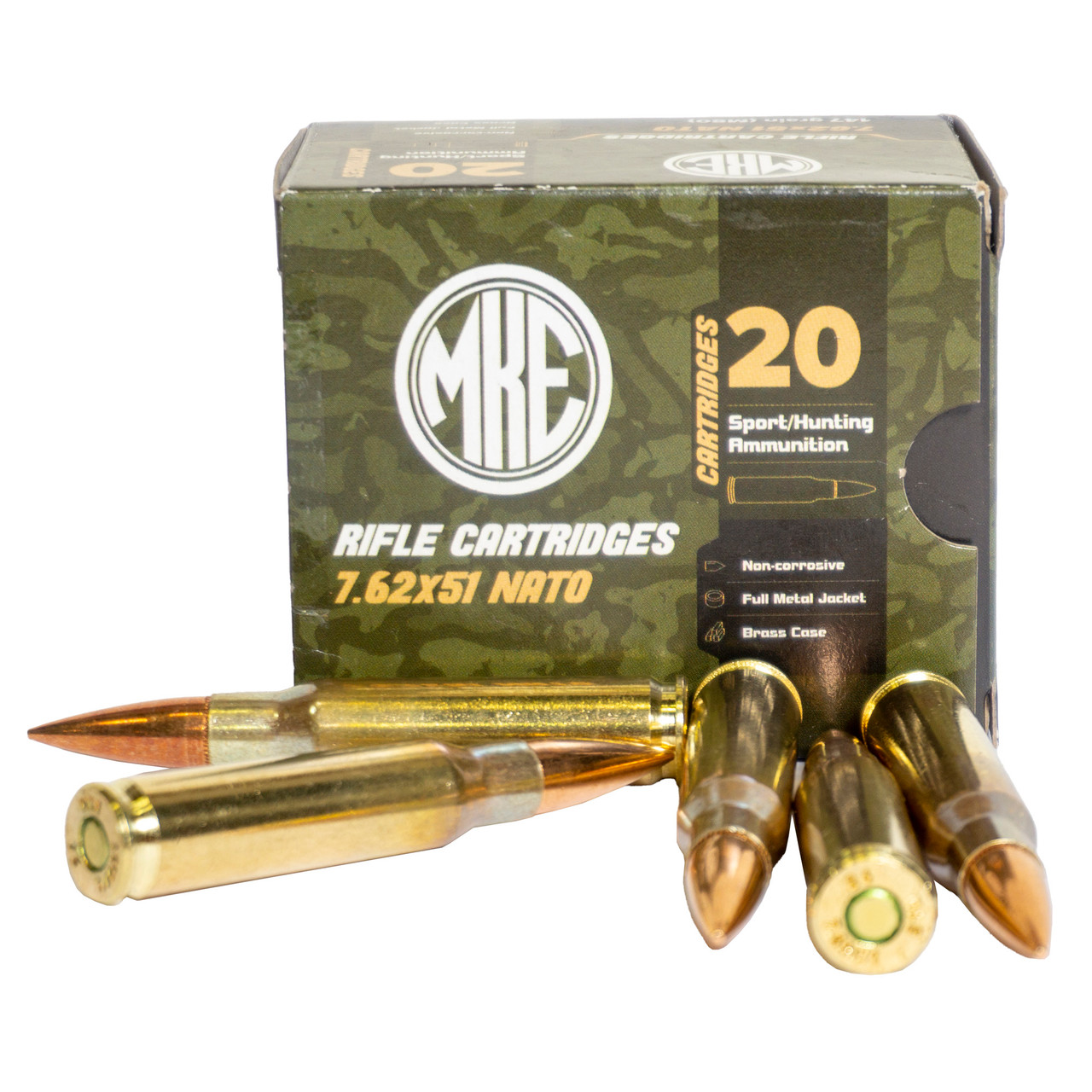 MKE M80 | 7.62 Nato | 147gr | FMJ | 1000rd Case