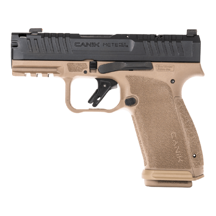 Canik METE MC9 PRIME | 9mm | Night Sights | FDE/Black | 17rd Pistol