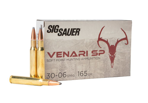 Sig Sauer Venari SP 30-06 Sprg 165gr Soft Point Hunting Ammo