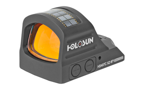 Holosun Technonlogies 407C X2 2 MOA Dot Pistol Reflex Sight.