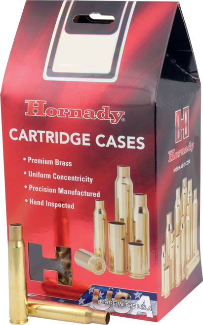 Hornady 30 Nosler New unprimed reloading brass. 86706